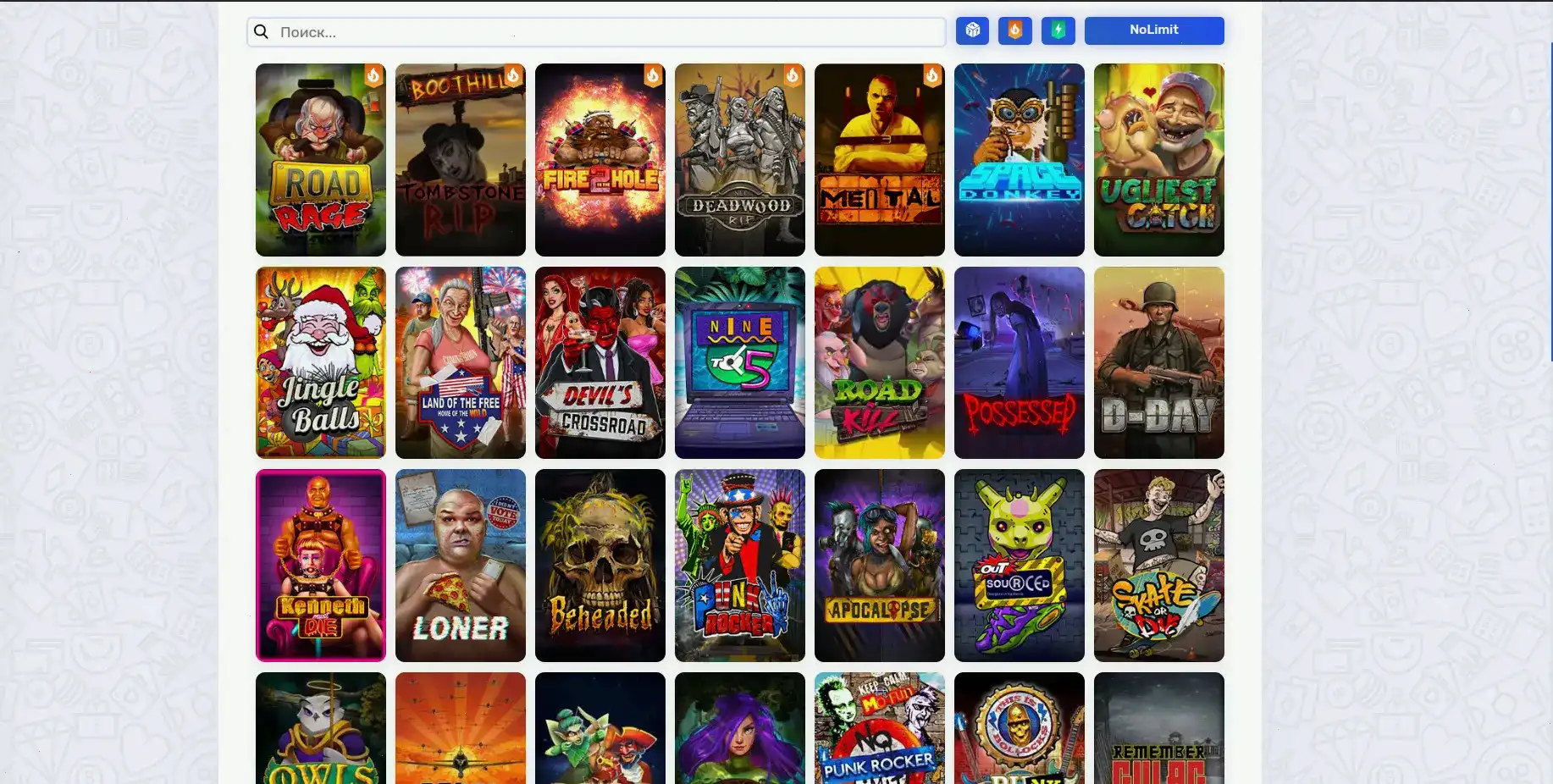 Мобильное приложение Booi casino на экране смартфона